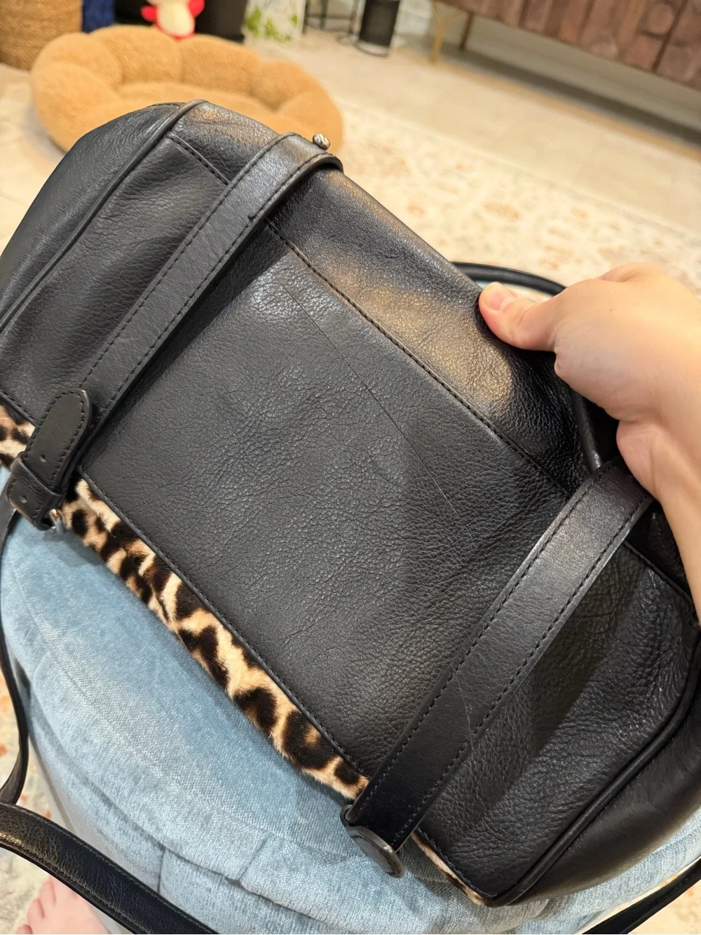 Rebecca Minkoff y2k Black Leather Satchel with Silver Hardware